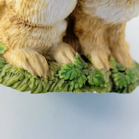 Bunny Rabbits Nature’s Friends Figurine 1989 Summit Collection Vintage Mom Baby - Picture 6 of 9
